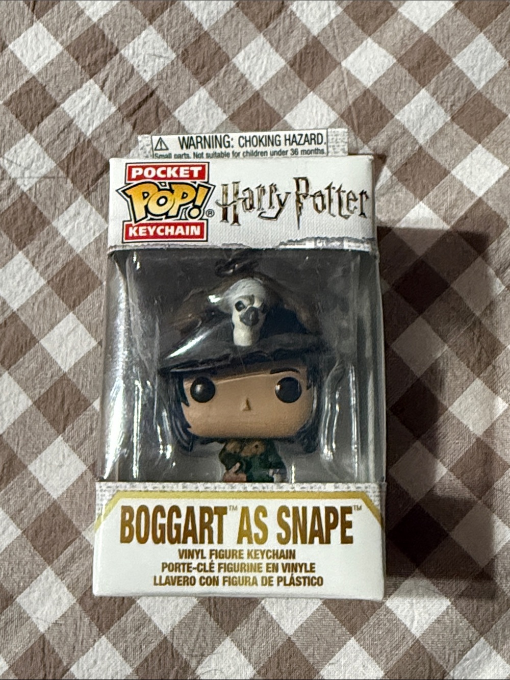 Keychain - Boggart as Snape (Harry Potter) - Black/Green Funko!